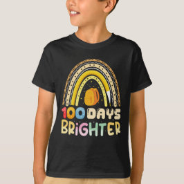 Camiseta 100 días más Brillantes 100 días de maestro escola