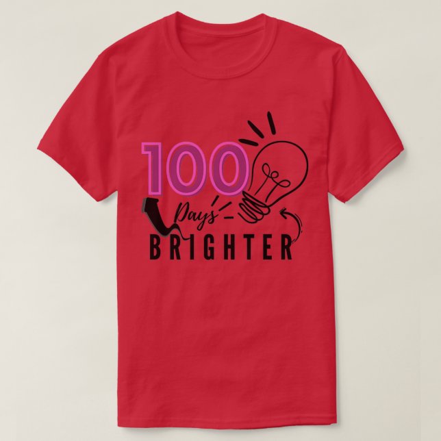 Camiseta 100 días más brillantes 30 (Diseño del anverso)