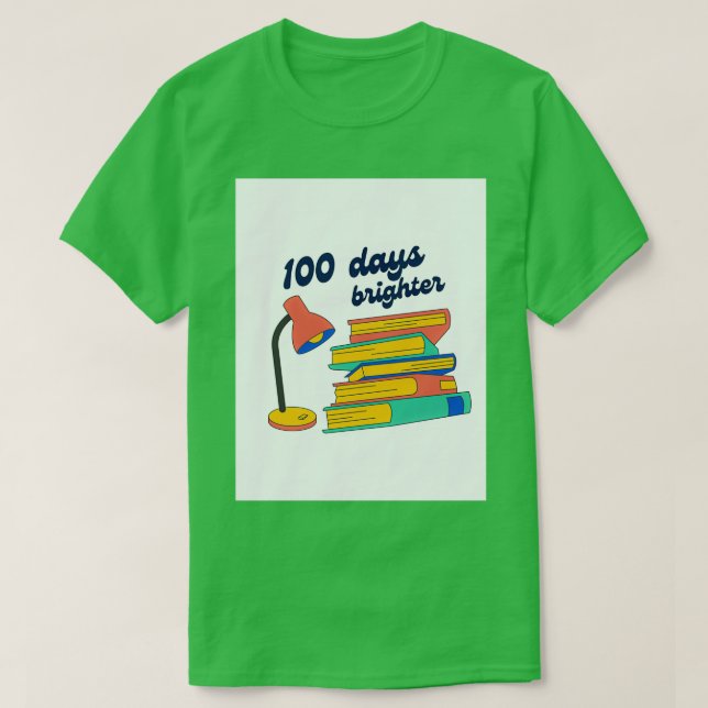Camiseta 100 días más brillantes 5 (Diseño del anverso)