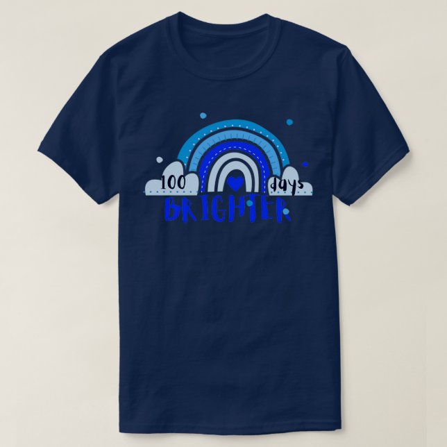 Camiseta 100 días más brillantes 5 1 (Diseño del anverso)
