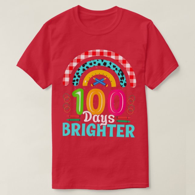 Camiseta 100 días más brillantes 6 (Diseño del anverso)