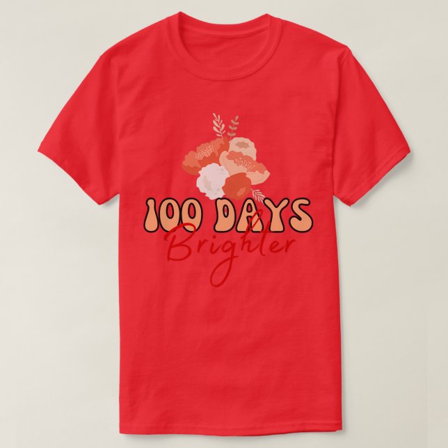 Camiseta 100 días más brillantes 7 (Diseño del anverso)
