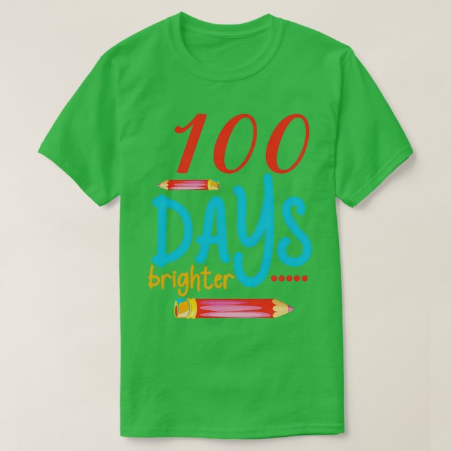 Camiseta 100 días más brillantes 9 (Diseño del anverso)