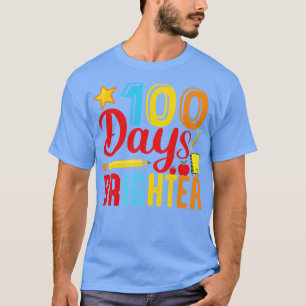 Camiseta 100 días más brillantes Feliz 100 días del Prek 10
