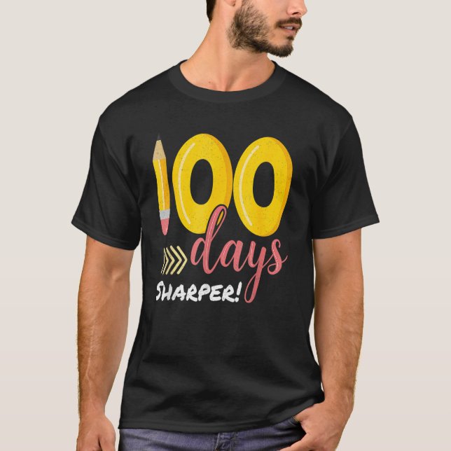 Camiseta 100 días más bruscos 100 días para los niños maest (Anverso)