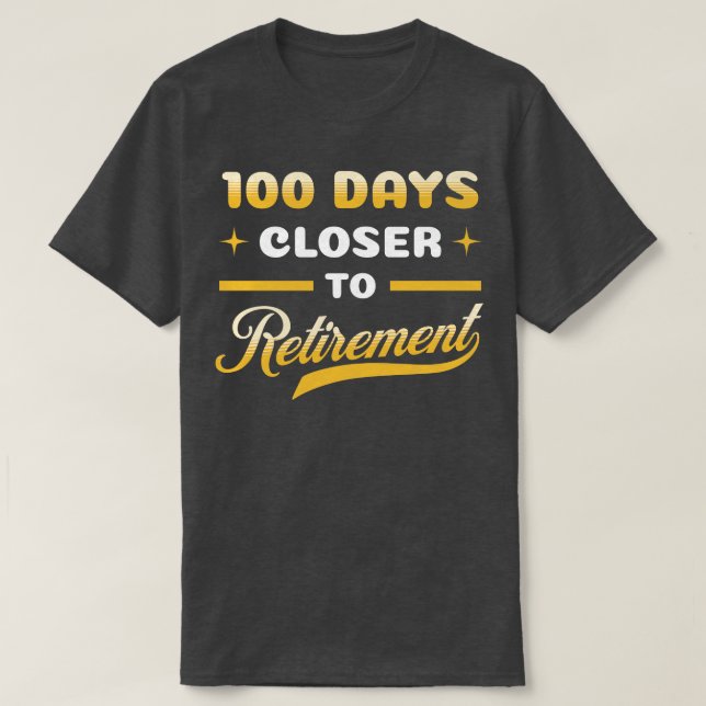 Camiseta 100 días más cerca de la celebración de la Funny J (Diseño del anverso)