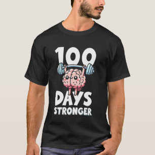 Camiseta 100 Días Más Fuerte Profesor de EF Educación Físic