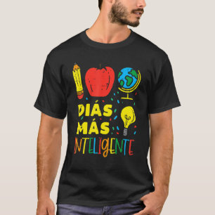 Camiseta 100 días más inteligencia