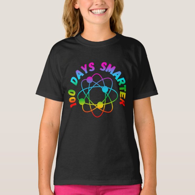 Camiseta 100 DÍAS MÁS INTELIGENTE (Anverso)