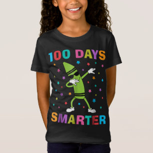 Camiseta 100 Días Más Inteligente 100º Día de Escuela Diver