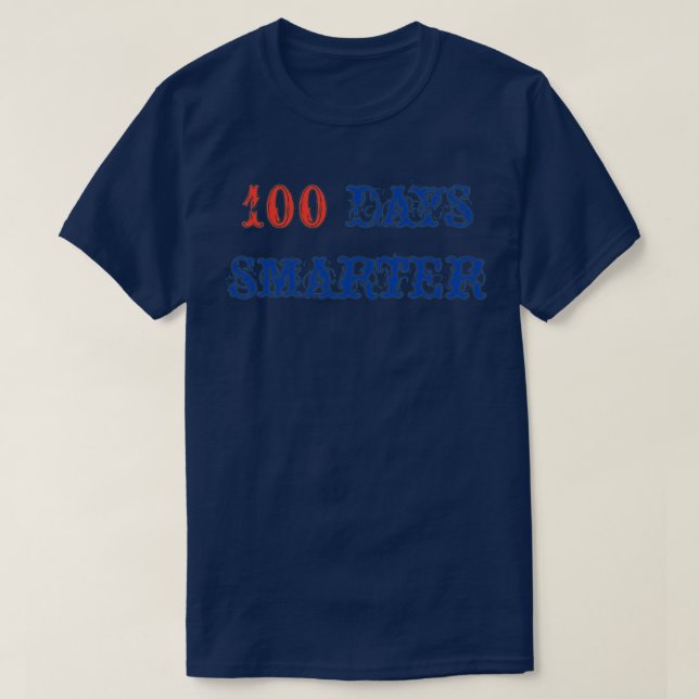 CAMISETA 100 DÍAS MÁS INTELIGENTE 15 (Diseño del anverso)