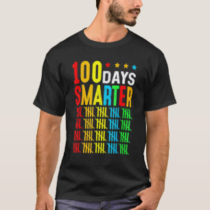 Camiseta 100 Días Más Inteligente Contando De 5 En 5 100º D