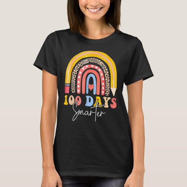 Camiseta 100 días más inteligente de Leopa (Anverso)