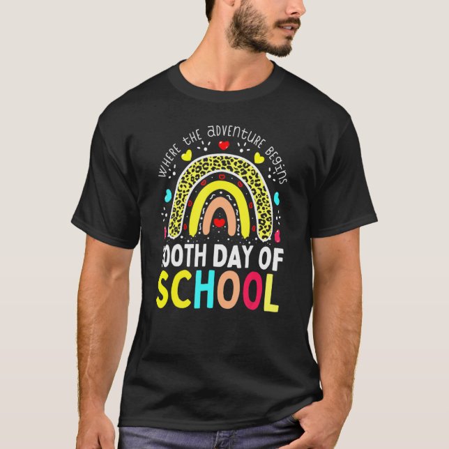 Camiseta 100 días más inteligente de Leopa (Anverso)