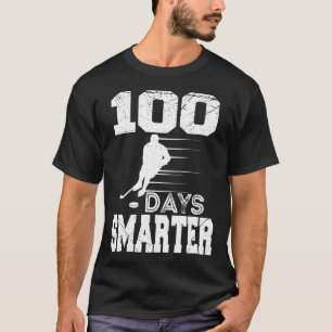 Camiseta 100 días más inteligente Hockey Deportes 100º día