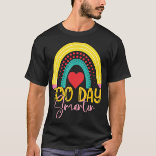 Camiseta 100 días más inteligente maestro arcoiris 2022, 10