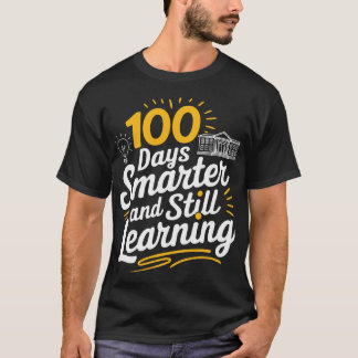 Camiseta 100 días más inteligente monstruo divertido 100 dí