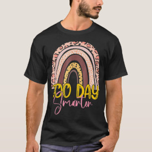 Camiseta 100 días más inteligente profesor, feliz 100° día