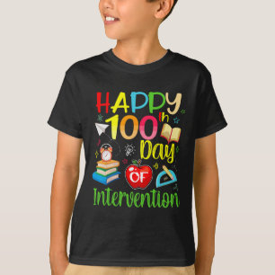 Camiseta 100 días más inteligente profesor feliz 100 días d