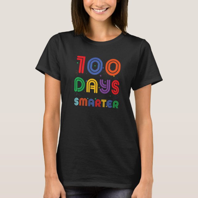 Camiseta 100 días más inteligentes (Anverso)