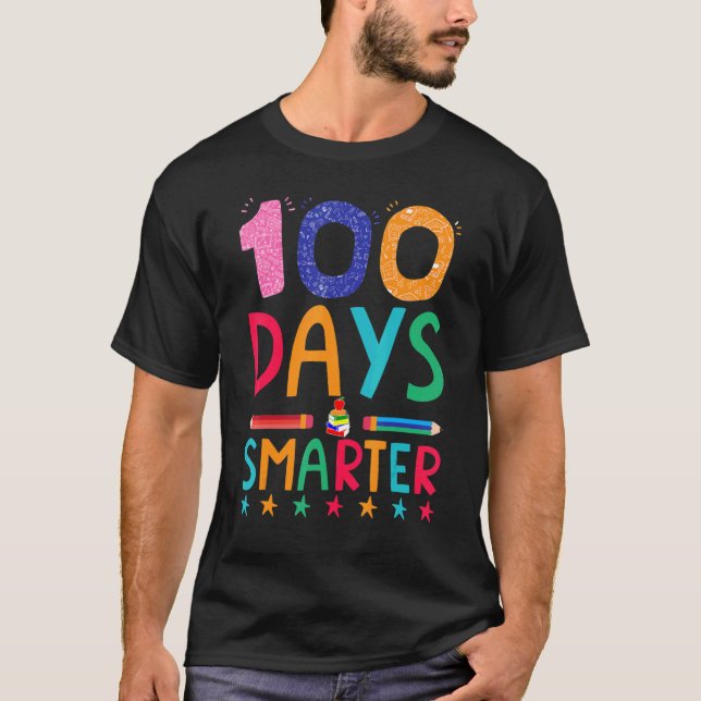 Camiseta 100 días más inteligentes (Anverso)