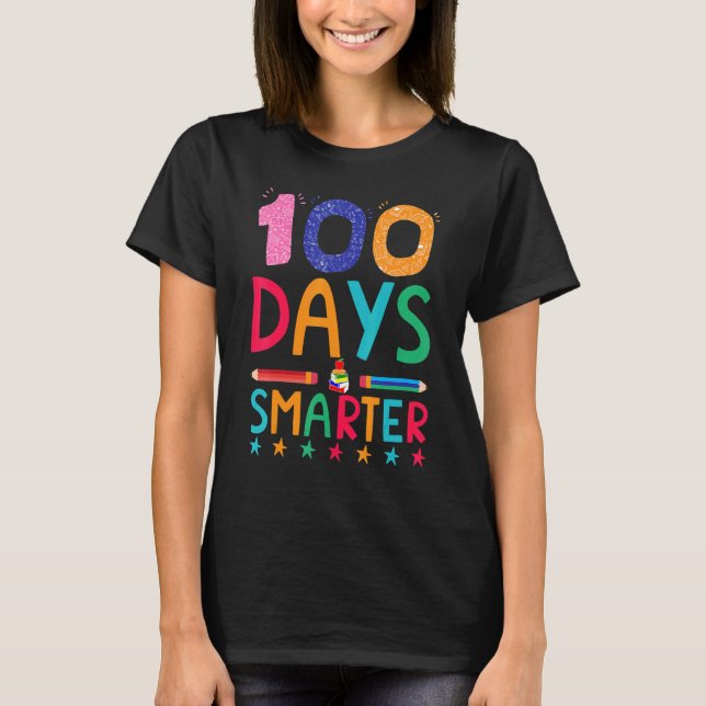 Camiseta 100 días más inteligentes (Anverso)
