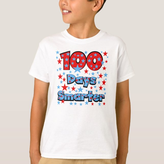 Camiseta 100 días más inteligentes (Anverso)