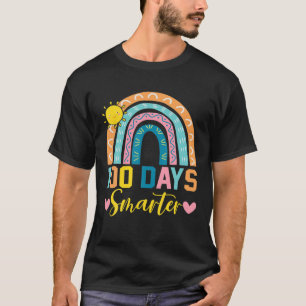 Camiseta 100 Días Más Inteligentes 100 Día De Enseñanza Esc