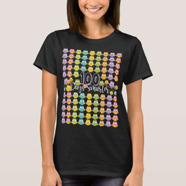 Camiseta 100 días más inteligentes - 100° día de escolares (Anverso)
