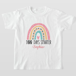 Camiseta 100 días más inteligentes, 100 días de escuela,