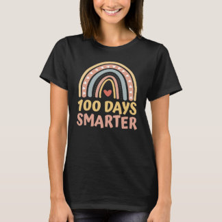 Camiseta 100 Días Más Inteligentes 100 Días De Escuela Boho