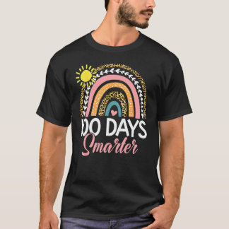 Camiseta 100 días más inteligentes, 100 días felices del ar