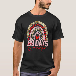 Camiseta 100 días más inteligentes, 100 días felices del ar