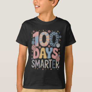 Camiseta 100 días más inteligentes, 100 días felices para l