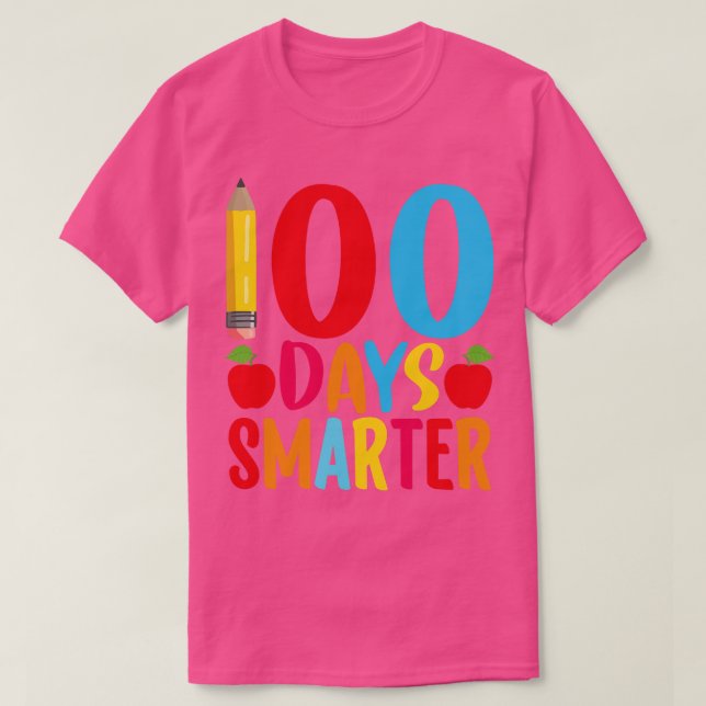 Camiseta 100 días más inteligentes 100 días feliz día de Pr (Diseño del anverso)