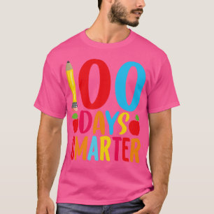 Camiseta 100 días más inteligentes 100 días feliz día de Pr