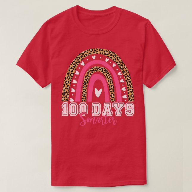 Camiseta 100 días más inteligentes 13 (Diseño del anverso)
