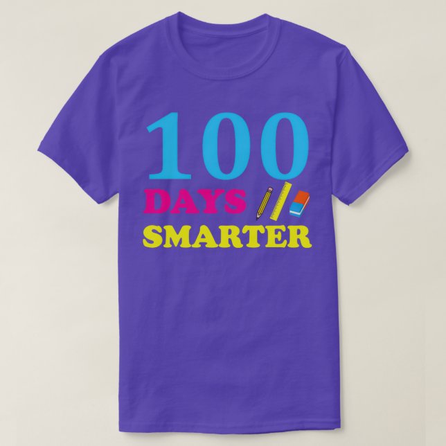 Camiseta 100 días más inteligentes 59 (Diseño del anverso)
