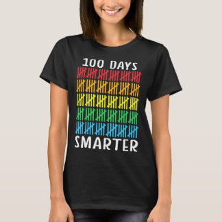 Camiseta 100 días más inteligentes alumno-profesor 100 días