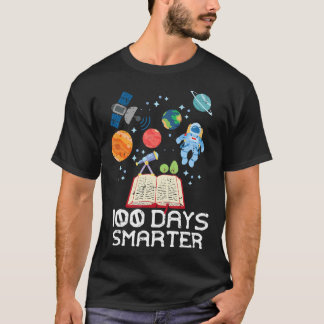 Camiseta 100 Días Más Inteligentes Astronauta Espacial 100 