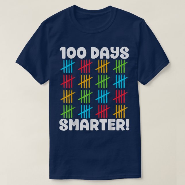 Camiseta 100 Días Más Inteligentes Cute 100 Días De Estudia (Diseño del anverso)