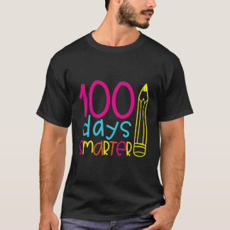 Camiseta 100 Días Más Inteligentes De 100 Días Escolares Pa