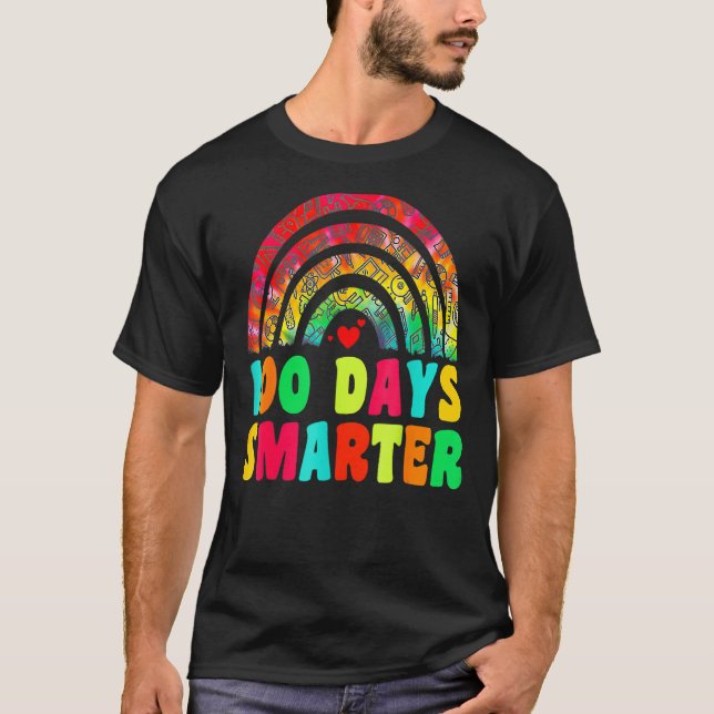Camiseta 100 días más inteligentes de enseñanza en el arco  (Anverso)