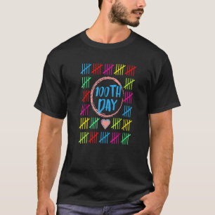 Camiseta 100 días más inteligentes de recuento de votos