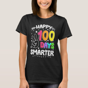 Camiseta 100 días más inteligentes, feliz 100 días de Rótul