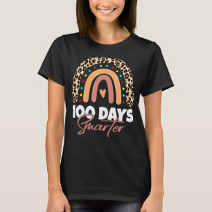 Camiseta 100 días más inteligentes Leopa arcoiris, el centé