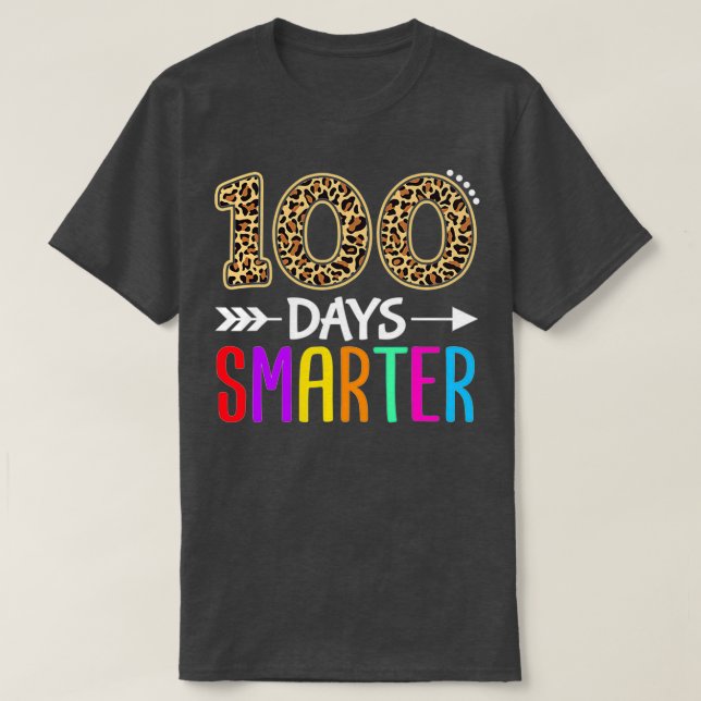 Camiseta 100 días más inteligentes niño de jardín de infant (Diseño del anverso)