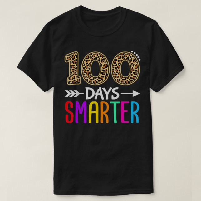 Camiseta 100 días más inteligentes niño de jardín de infant (Diseño del anverso)