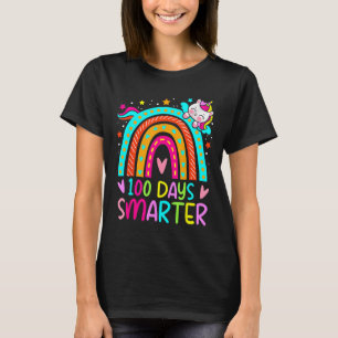 Camiseta 100 Días Más Inteligentes Niños Chicas Unicorn100º