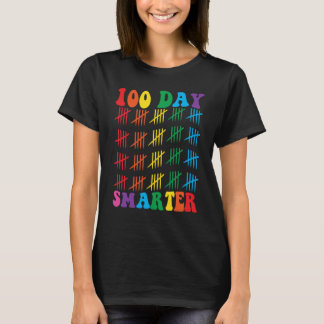 Camiseta 100 días más inteligentes para estudiantes 100 día